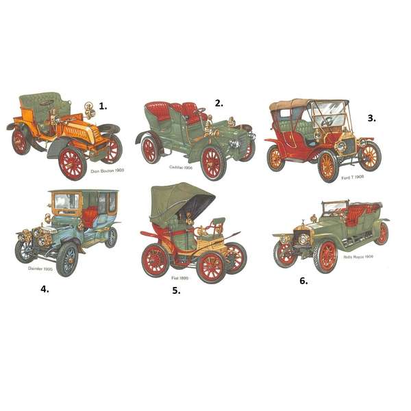 Vanhat autot (P.607)
