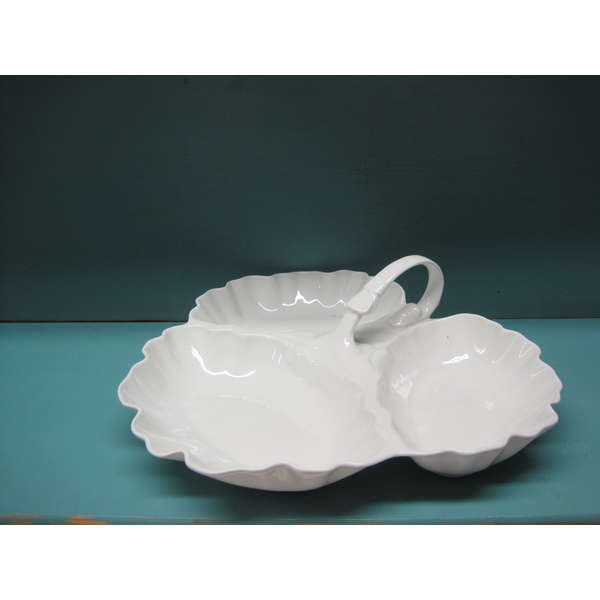 Kahvallinen 3-osainen vati / n.to