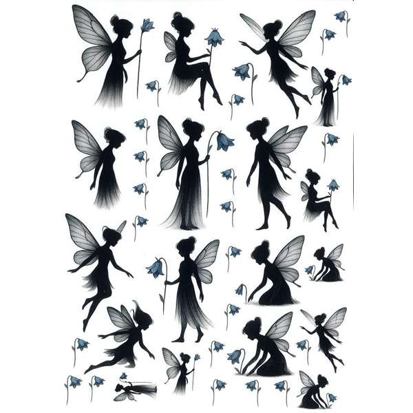 Keijuja ja sinisiä kukkia (914)N.to