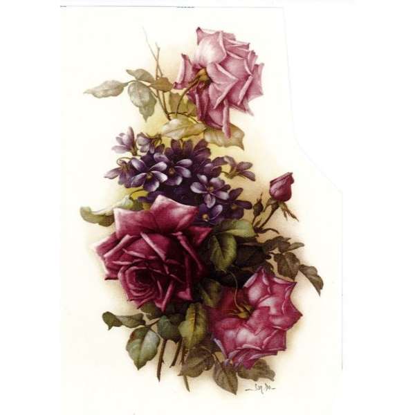 TARJOUS Purppuraruusu 130 x 80 mm