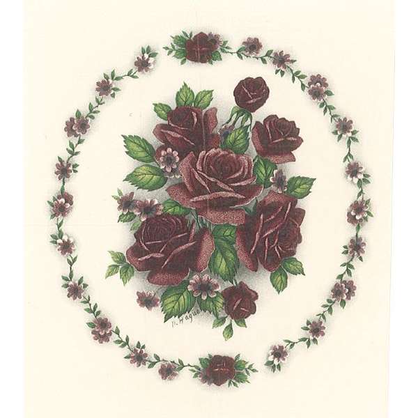 Purppura-Ruusut + ornamentti 8122 (53)