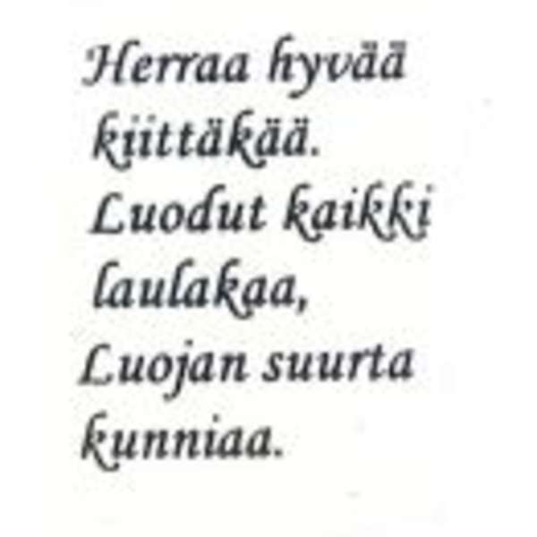 Herraa hyvää kiittäkää -rukous (P.692)